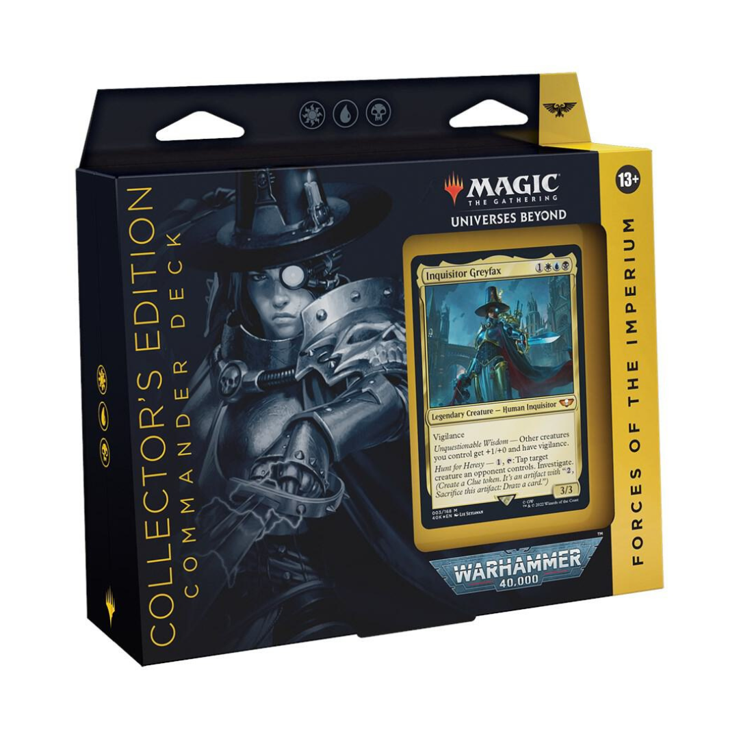 MTG - WARHAMMER 40,000 COMMANDER DECK - Forces of the Imperium Commander Deck (Collector's Edition)