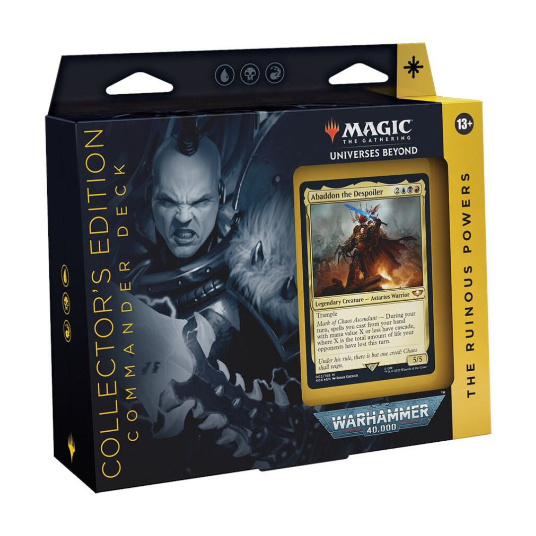 MTG - WARHAMMER 40,000 COMMANDER DECK - The Ruinous Powers Commander Deck (Collector's Edition)