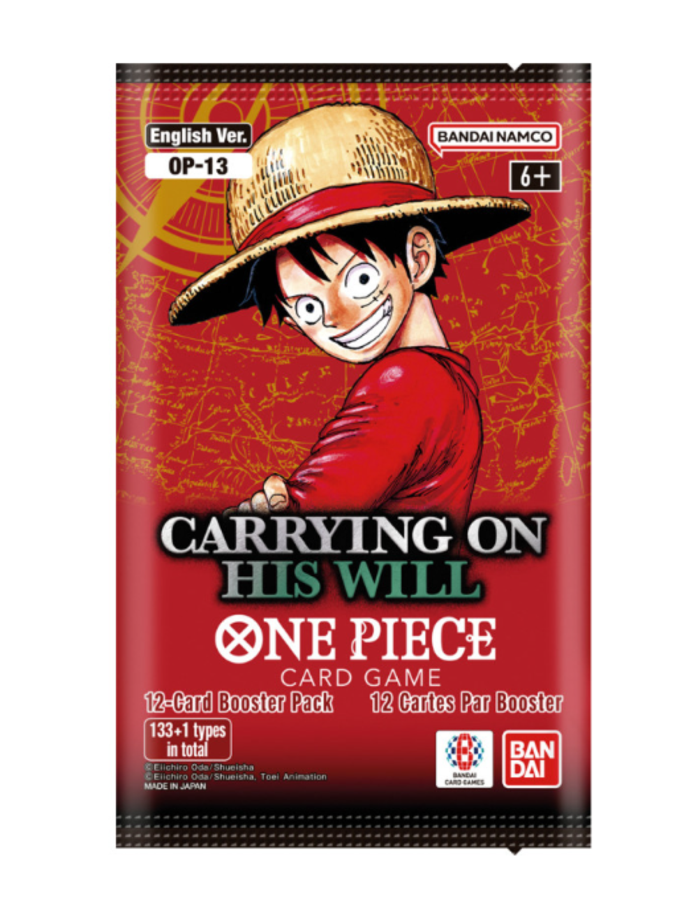 One Piece TCG: Carrying On His Will Booster Box (OP-13)