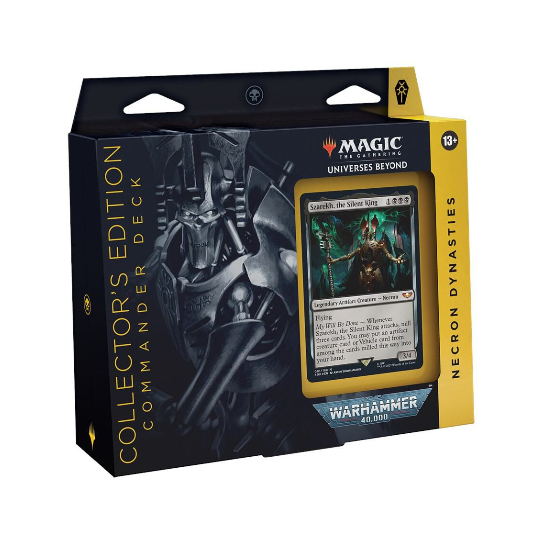 MTG - WARHAMMER 40,000 COMMANDER DECK - Necron Dynasties Commander Deck (Collector's Edition)