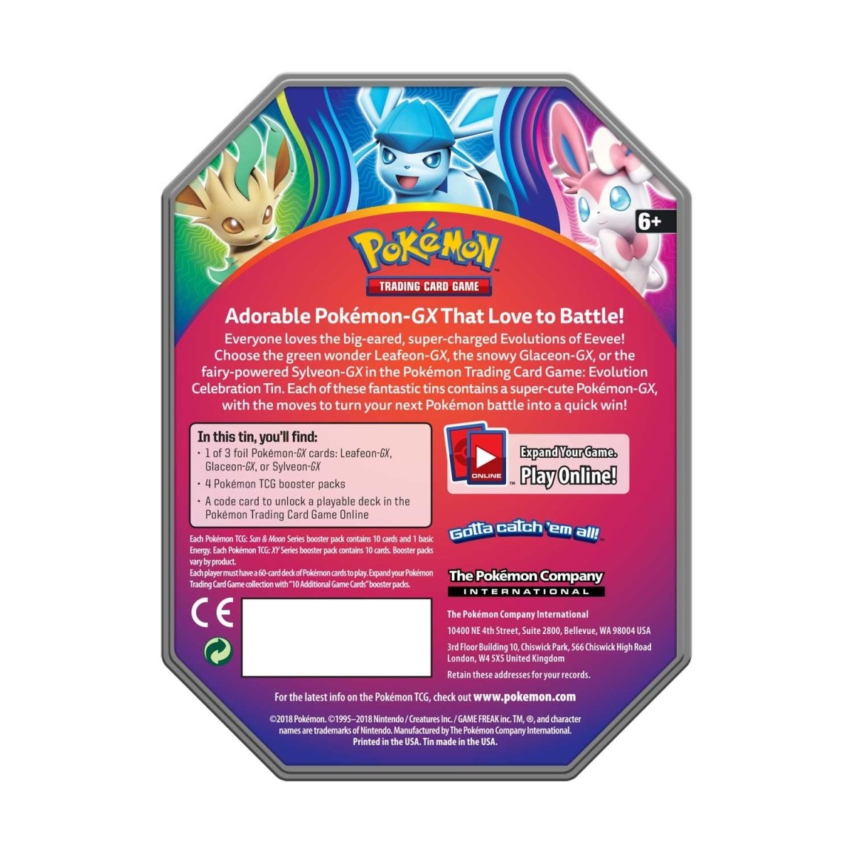Pokemon: Evolution Celebration Tin [Leafeon]