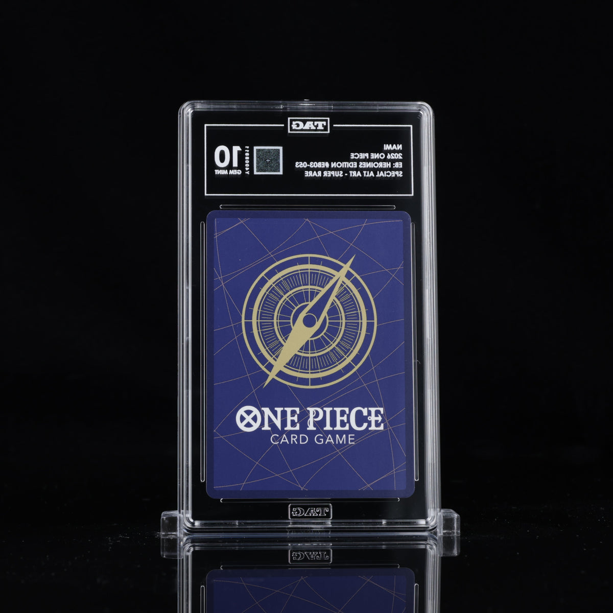 2026 ONE PIECE #EB03-053 NAMI SPECIAL ALTERNATE ART SUPER RARE TAG 10