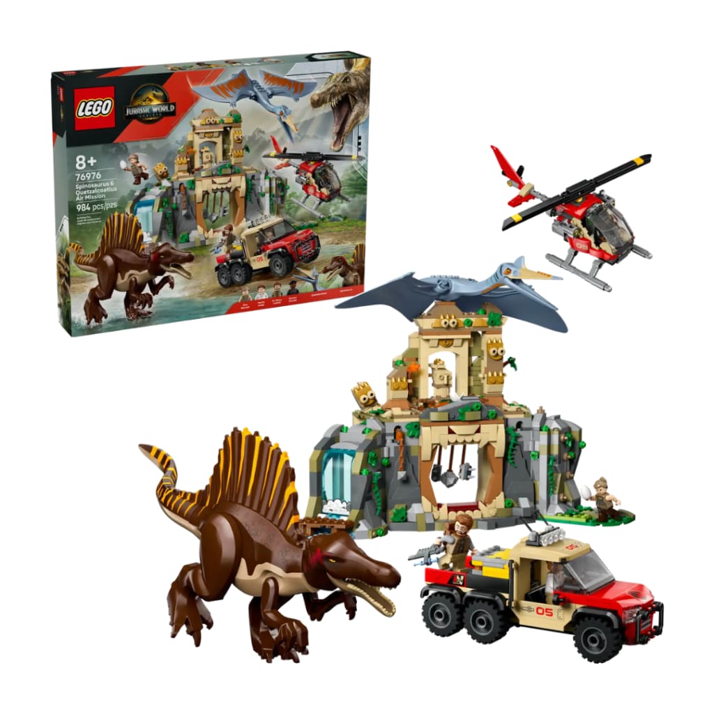LEGO Jurassic World Spinosaurus & Quetzalcoatlus Air Mission