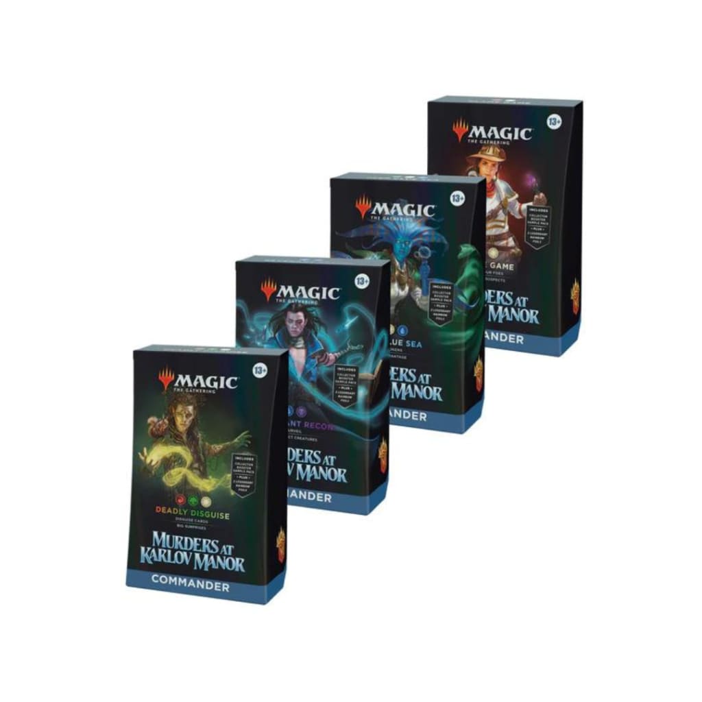 MTG - Murders at Karlov Manor - Commander Deck - Set of 4