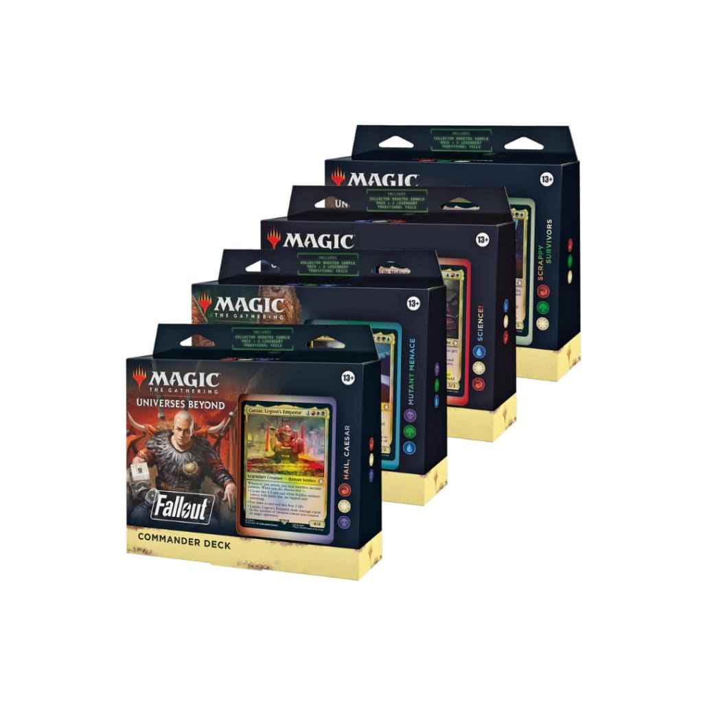 MTG - Universes Beyond: Fallout - Commander Deck - Set of 4