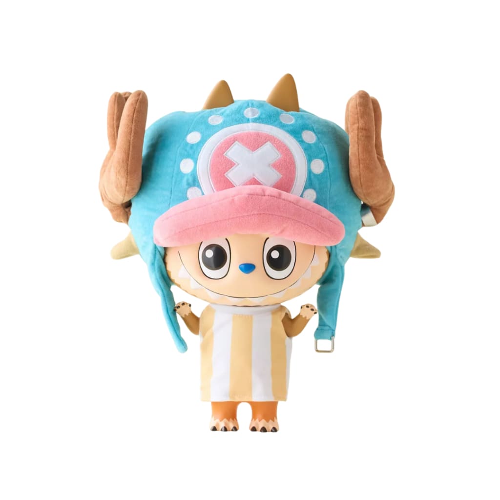 POP MART The Monsters X One Piece Mega Labubu 400% Tony Tony Chopper Figure