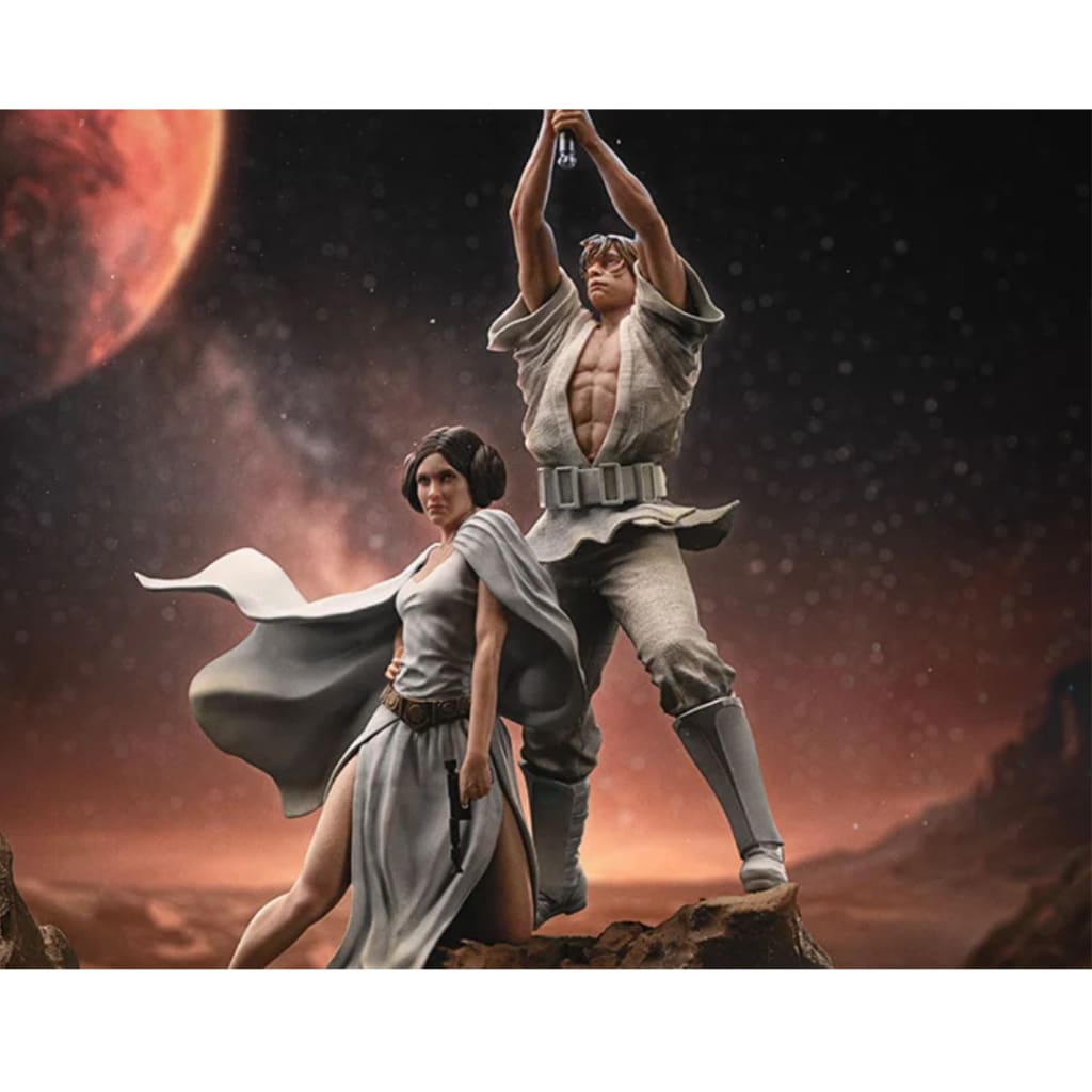 Star Wars: A New Hope Luke and Leia Deluxe 1/10 Art Scale Limited Edition Statue