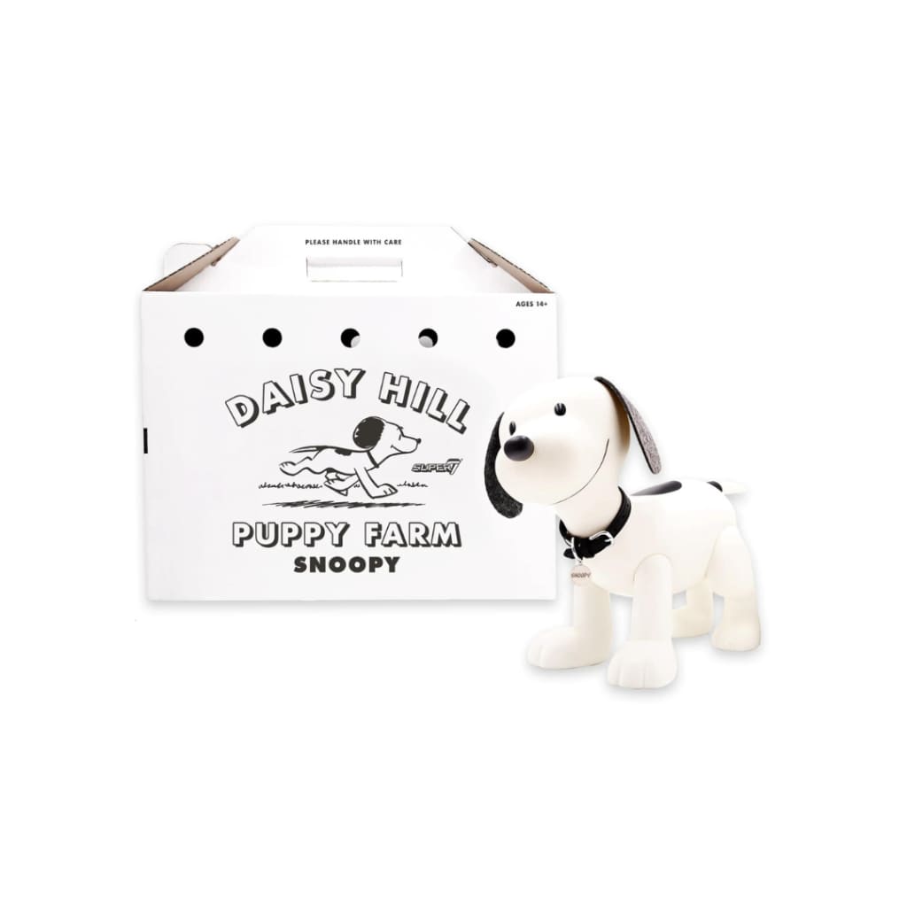 Super 7 Peanuts SuperSize Snoopy (Newsprint Grayscale)